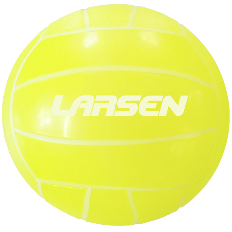 Мяч силиконовый Larsen CB-07 22см  lime/white