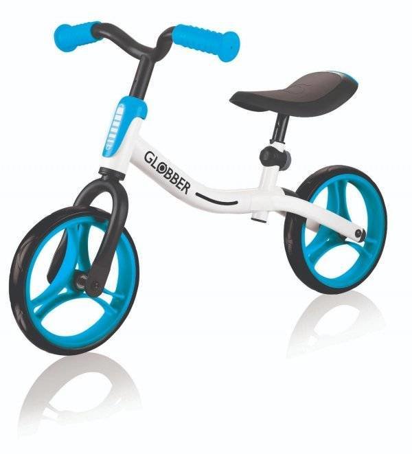 Беговел Globber GO BIKE белый-голубой