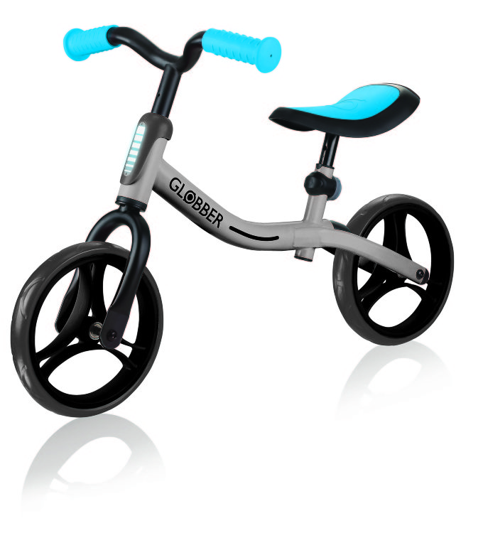 Беговел Globber GO BIKE серый-голубой
