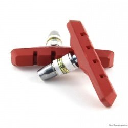 Тормозные колодки Vinca Sport VB 111 красный 72мм