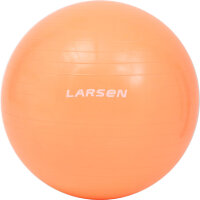 Мяч гимнастический с насосом Larsen HG-2 персиковый 55 см