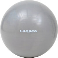 Мяч гимнастический с насосом Larsen HG-3 серебристый 65 см