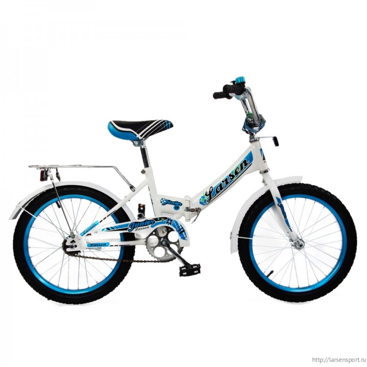 Велосипед Larsen Junior 18" (16,18") Серый/ белый