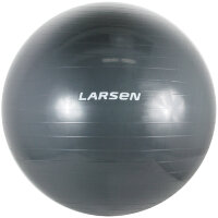 Мяч гимнастический с насосом Larsen HG-4 серый 75 см