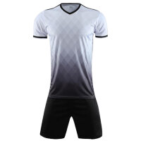 Форма футбольная 6205 silver/grey/black (футболка, шорты) 2XS (135-145 см)