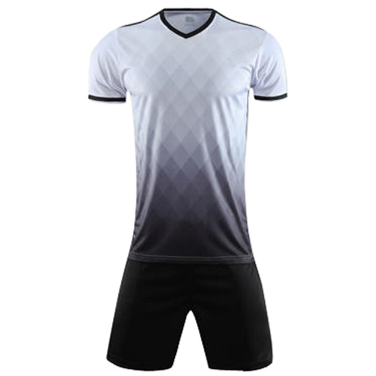 Форма футбольная 6205 silver/grey/black (футболка, шорты) 2XS (135-145 см)