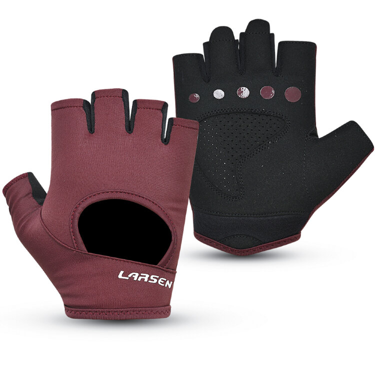Перчатки для фитнеса Larsen  10-22Bordo