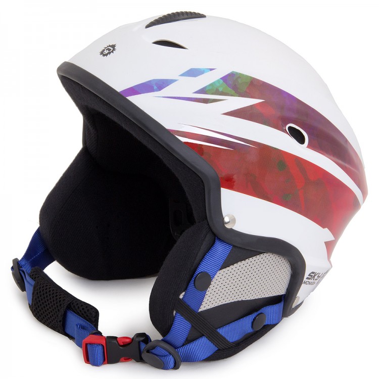Шлем сноубордический Sky Monkey Shiny White (VS670) рS(55-56)
