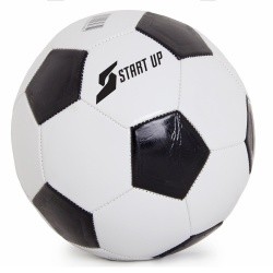 Мяч футбольный для отдыха Start Up E5122 бел/чёрн р5